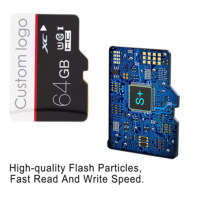 Kaliteli ucuz yüksek hızlı flaş hafıza kartı 8gb 16gb 32gb 64gb 128gb 256GB C10 U3 özelleştirilebilir hafıza kartı