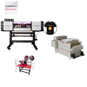 Áo Thun Kỹ Thuật Số Máy In Phun Textil Máy In DTF Màng PET Với 2 Hoặc 4 4720 I3200 4 Đầu In <span class=keywords><strong>9</strong></span> Màu - Product Image 1