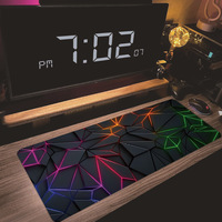 Tapis de Souris Personnalisable à Motif Géométrique Nouveau, Grand Format, Antidérapant, pour Bureau, Gaming, Ordinateur Portable et PC