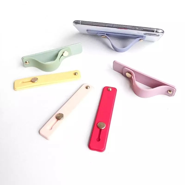Universal Hand Band Silicone Phone Holder Finger Ring Push Stretch Pull Grip Stand Finger Ring Holder Bracket Wrist