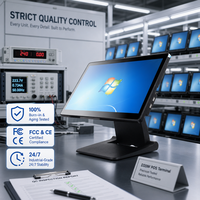 Caisse enregistreuse POS 15,6 pouces, Ethernet 100M, WiFi, BT 4.0, Intel I5 I3, 8 Go, 128 Go SSD, Windows 10, pour magasin de spiritueux et commerce de détail