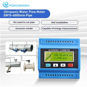Thức Ăn Nóng ướp lạnh ống nước mô-đun siêu âm đo lưu lượng nước BTU mét Din Rail cài đặt năng lượng nhiệt - Product Image 3