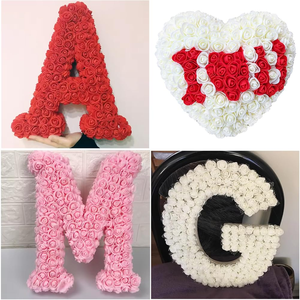 Ramo de Rosas de Jabón de Tres Capas, Simulación DIY, Base con Cinturón Antisalpicaduras, Bandeja para Flores, Flores Artificiales para el Día de San Valentín, Cabeza de Flor - Product Image 2