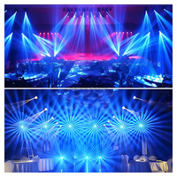 Projecteurs de scène LED à faisceau mobile Sharpy 295W RGBW Prism 16 avec contrôle DMX pour DJ et discothèque