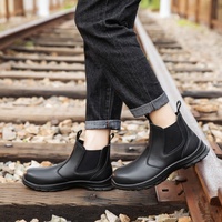 Chaussures de Sécurité Professionnelles Homme Anti-Dérapantes à Embout en Acier Certifiées CE, Étanche à l'Eau et à l'Huile avec Protection Anti-Perforation pour Usage Industriel et en Usine