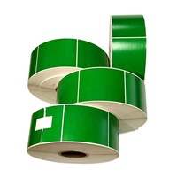 Rollo de Etiquetas Adhesivas Rectangulares de Vinilo para Codificación por Colores, Etiquetas de Codificación Coloridas para Oficina