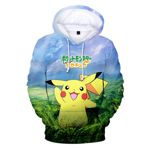 <strong>Pikachu</strong> <strong>Hoodie</strong> for Go 3D Oversized Anti-Wrinkle Breathable Sweatshirts for Men/Women Kawaii Anime Harajuku Designer Clothes - Product Image 5