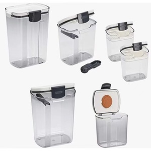 Ensemble de contenants de rangement de cuisine empilables en plastique durable et hermétique Progressif ProKeeper Bakers pour la farine et le sucre - Product Image 4
