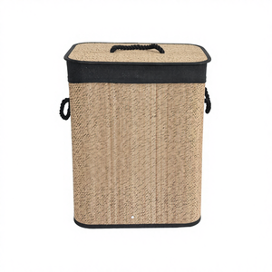 retangular sales good, foldable bamboo <strong>hamper</strong> - Product Image 5