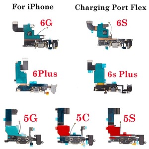 Dưới USB sạc Flex cho <span class=keywords><strong>iPhone</strong></span> 5 <span class=keywords><strong>5S</strong></span> 6 6S cộng với sạc cổng <span class=keywords><strong>Dock</strong></span> kết nối Flex cáp với mic thay thế một phần - Product Image 1