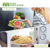 Vaisselle jetable biodégradable sans PFAS OEM, assiettes rondes en bagasse de canne à sucre de couleur naturelle de 8/9/10 pouces pour la restauration de fête