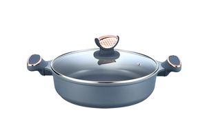 Juego de utensilios de cocina de piedra de granito, juego de ollas de aluminio fundido a presión de alta calidad, utensilios de cocina antiadherentes - Product Image 3