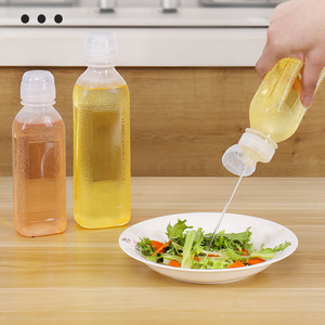 300ml 500ml Plastic Squeeze Bottle Anti Slip for Honey Jar with Valve Flip Top Cap for Oil Honey <b>BBQ</b> Sauce - Product Image 2