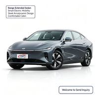 Changan Qiyuan A07 Hybrid EREV Sedan Bekas Tahun 2023 Roda R18 Warna Gelap Kiri, L2+ Assist Drive, Jok Kulit, Sunroof, Transmisi Otomatis