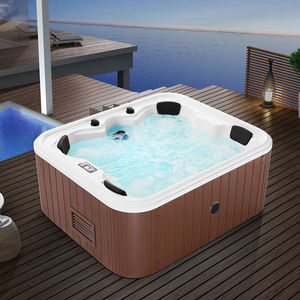 Bain à remous de luxe à hydromassage en gros, système de contrôle Balboa, application villa, <span class=keywords><strong>spa</strong></span> autoportant - Product Image 1