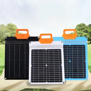 लचीला सौर पैनल 20W सौर आउटडोर वाहन बिजली की आपूर्ति आरवी कैम्पिंग बैटरी चार्जिंग सौर फोटोवोल्टिक पैनल बिजली की आपूर्ति