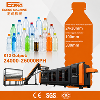 Machine de soufflage de bouteilles PET entièrement automatique à haute vitesse 26000BPH pour la production de bouteilles d'eau minérale de 500 ml à 2 L