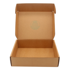 Custom logo Printed Label boite d'emballage brown Recycled Cardboard Carton shipping Boxes Kraft Paper Packaging Box