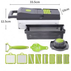 เครื่องหั่นผัก เครื่องตัดผัก เครื่องสไลด์ผัก เครื่องหั่นเต๋าผัก - Product Image 1