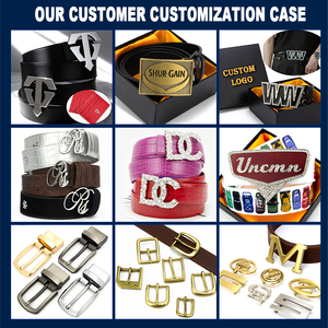 Fabricante de Hebillas Metálicas de Bronce Antiguo con Logotipo Personalizado 3D Estilo Punk al Por Mayor Hebilla de Cinturón Vaquero Occidental Personalizada - Product Image 3