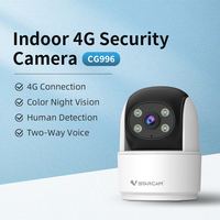 VSTARCAM mini Surveillance Cctv 4G Système de caméra de sécurité Full colour nuit IP PTZ 4G Caméra d'intérieur
