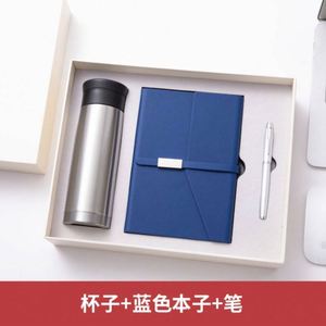 Wholesale Corporate Leather Notebook Bottle Gift Sets Customizable Luxury A5 Diary Note <b>Book</b> Meeting Notepad Gift Box With Pen - Product Image 5
