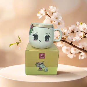 Tazza in Ceramica Dipinta a Mano con Design Moderno e Cartoni Animati, 300ml, Riutilizzabile per Regali Promozionali Aziendali - Product Image 3