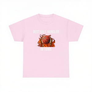 Camiseta de baloncesto Best Ball Handler In Town, color rosa, unisex, talla para adultos - Product Image 2