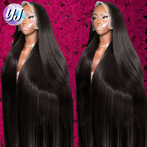 Parrucca Frontale in Pizzo da 50 Pollici, Parrucca in <span class=keywords><strong>Capelli</strong></span> Umani <span class=keywords><strong>Veri</strong></span> Grezzi Cambogiani da 30, 40, 50 Pollici, <span class=keywords><strong>Parrucche</strong></span> Personalizzate <span class=keywords><strong>Naturali</strong></span> per Saloni di Bellezza e Uso Personale con Etichetta Privata - Product Image 3