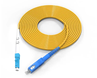 Câble de Fibre Optique Monomode DSEE LC-SC de Qualité Télécom, Flexible pour Intérieur, Câblage de Salle Informatique, 1m 3m, Cordon de Brassage Fibre Optique de Haute Qualité