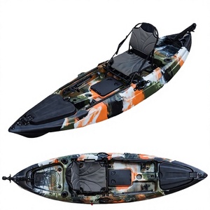 Kayak da Pesca da 2,9m con Capacità di Carico di 170kg, Ampio Spazio di Stoccaggio, Attrezzatura per Motore, Sit-on-Top per Laghi e Fiumi, Vendita all'Ingrosso - Product Image 4