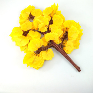 Rami Artificiali <span class=keywords><strong>di</strong></span> Populus Euphratica, Foglie Verdi Finte per Decorazione Autunnale e Paesaggistica, Vendita all'Ingrosso - Product Image 2