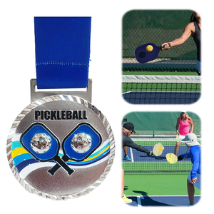 <span class=keywords><strong>2025</strong></span> thiết kế mới huy chương vàng cho pickleball vui vẻ chạy Marathon thể thao cá nhân UV in bóng chuyền cầu lông bóng đá Huy Chương - Product Image 6