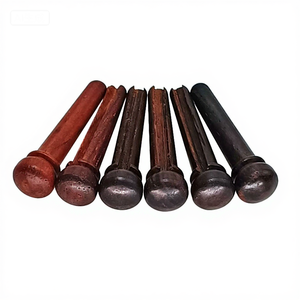 Cocobolo chiodi per chitarre acustiche ed elettriche 3.0mm Abalone puntini su ponte in metallo per strumenti bassi 6 pz - Product Image 3