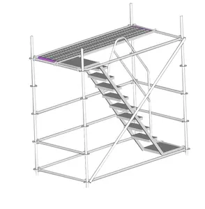 Sistema de andamio Ringlock, escaleras y acceso temporal