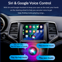 Autoradio GPS 8,4 pouces Android 14.0 CarPlay avec navigation 4G WiFi RDS pour Dodge Durango Challenger Charger RAM 1500 Jeep Grand Cherokee