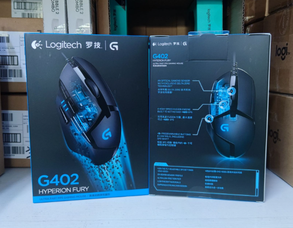 New for Logitech G402 Wired Gaming Mouse Right-handed Programmable for Competitive LOL & PUBG Desktop & Laptop Use Cross-Border