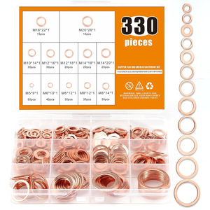 304 Stainless Steel Fender Washers Assortment Kit 550 Pieces Metric And Imperial Sizes For Automotive And Industrial Use - Product Image 2