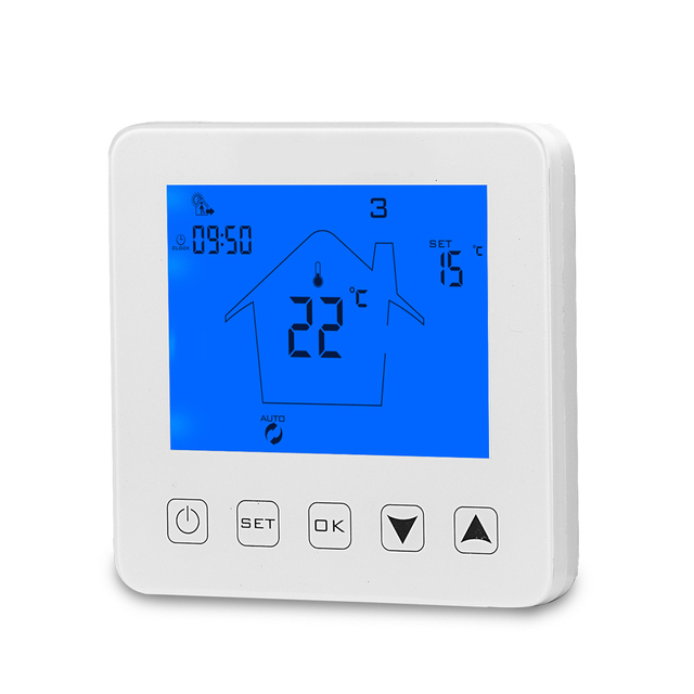 Programmable WiFi Thermostatic Radiator Valve Smart Heating Thermostat Control Modern Design 5 Year Warranty CE Certified