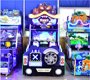 Máquina de boletos de lotería de Arcade que funciona con monedas de jugadores dobles de alta calidad Crazy Water 2 Juego de disparos en agua - Product Image 4