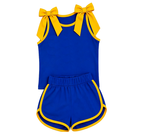 Conjuntos Deportivos Personalizados con Logotipo para Niñas, Top y Pantalones Cortos, Ropa Deportiva Infantil, Conjuntos Escolares - Product Image 1