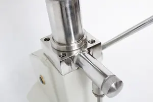 KEFAI düşük fiyat paslanmaz çelik manuel dolum makinesi masaüstü dolum kozmetik krem makinesi