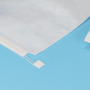 Nhà Máy Bán Buôn Trắng Không Dệt Vải Thân Thiện Với Môi Bụi Bằng Chứng Giày Dùng Một Lần Túi Với Dây Kéo Tùy Chỉnh Kích Thước - Product Image 4