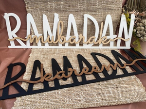 Cadeau islamique Pafu pour <span class=keywords><strong>l</strong></span>'<span class=keywords><strong>Aïd</strong></span>, <span class=keywords><strong>décoration</strong></span> Eid & Ramadan Mubarak, <span class=keywords><strong>décoration</strong></span> <span class=keywords><strong>de</strong></span> <span class=keywords><strong>table</strong></span> Ramadan Eid Mubarak - Product Image 6