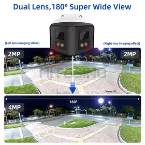 Camera IP Tuya 4MP hai ống kính, góc nhìn toàn cảnh 180 độ với góc siêu rộng, ColorVu, IP66, âm thanh hai chiều, camera ngoài trời dạng đạn - Product Image 6