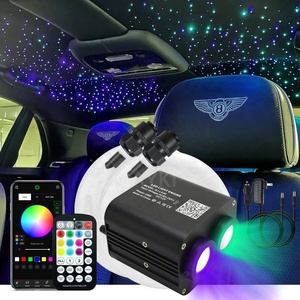 Kit de Fibra Óptica para <span class=keywords><strong>Techo</strong></span> de Auto con 400 Luces de Estrellas RGBW, Iluminación de Fibra Óptica con Efecto de Estrellas Fugaces - Product Image 2