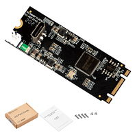 Carte d'extension USB 3.2 Gen2 Type-C M.2 B+M Key 10 Gbit/s, carte adaptateur convertisseur PCIe pour carte mère de bureau, en stock