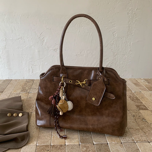 Bolso de Mano Tipo Tote para Mujer con Hebilla de Metal y Correa de Hombro - Product Image 1