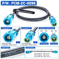 Câble d'extension Ethernet automobile étanche H-MTD mâle-femelle Rosenberger E6K14A-1CAZ5-Z E6S14E-1CAZ5-Z pour capteur de vision