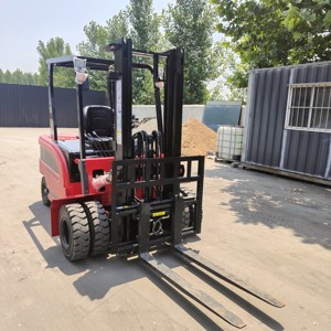 รถยกไฟฟ้า 3 ตัน ที่เชื่อถือได้ พร้อมแบตเตอรี่ที่ใช้งานได้ยาวนานและล้อสองแถว ออกแบบมาเพื่อการใช้งานที่แข็งแกร่ง - Product Image 1